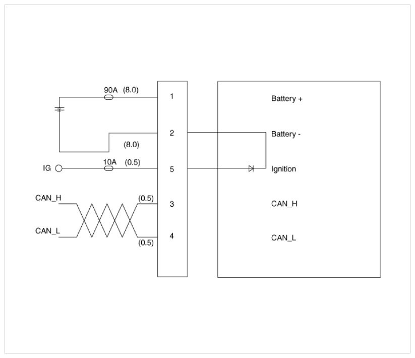 MDPS Circuit Diagram — 2013 Hyundai Elantra GT Automatic Trans Service ...
